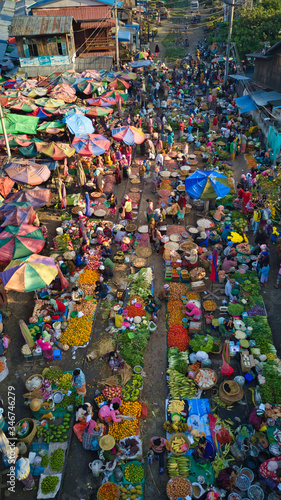 MANDALAY/MYANMAR(BURMA) - 08th MAY, 2020 : Mandalay Morning Market which is also called Ghost Market in Myanmar. 