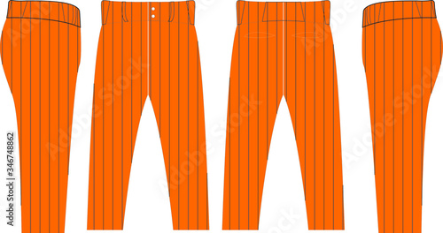 Baseball uniform template mock up