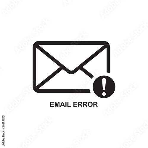 EMAIL ERROR ICON , WARNING MAIL ICON
