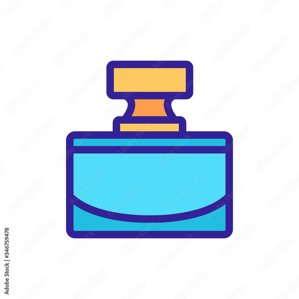 bottle perfume cologne icon vector. bottle perfume cologne sign. color symbol illustration bottle perfume cologne icon vector. bottle perfume cologne sign. color symbol illustration