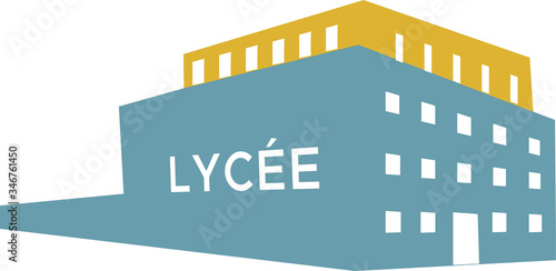 Lycée bâtiment scolaire