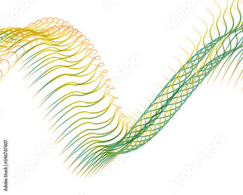 Abstract background blend wave line design for Wallpaper, Banner, Background, Card, Book Illustration, landing page
