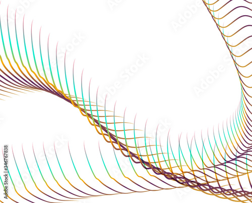 Abstract background blend wave line design for Wallpaper, Banner, Background, Card, Book Illustration, landing page