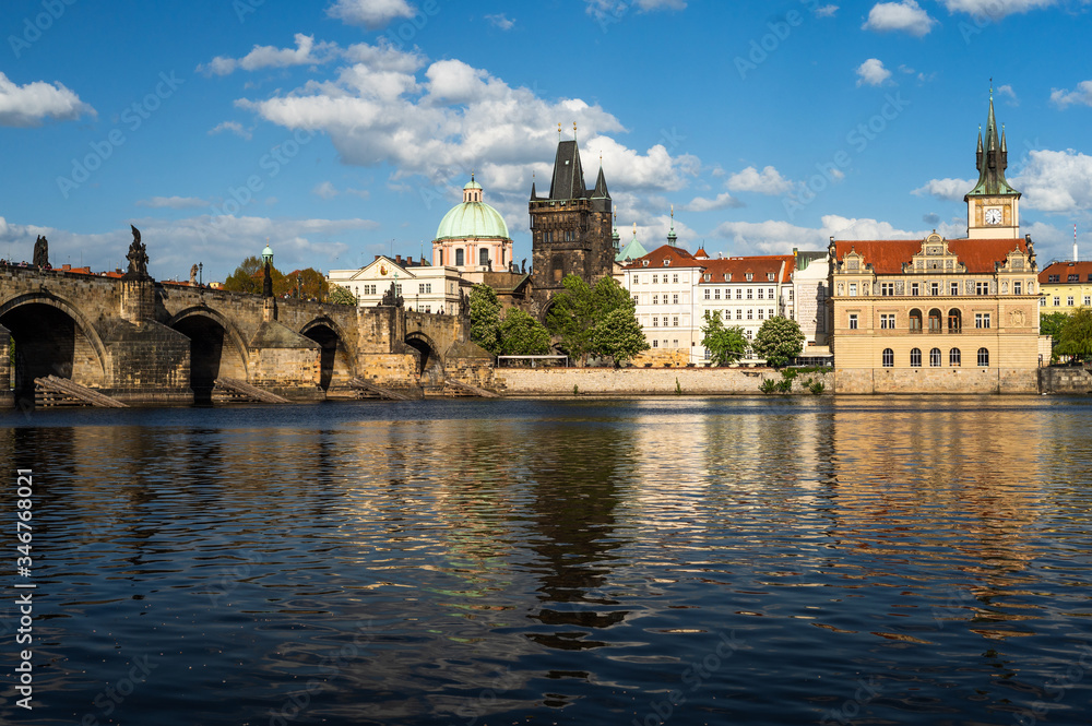 Charles bridge, Prague castle, Prague, city centre, Czech Republic, Europe