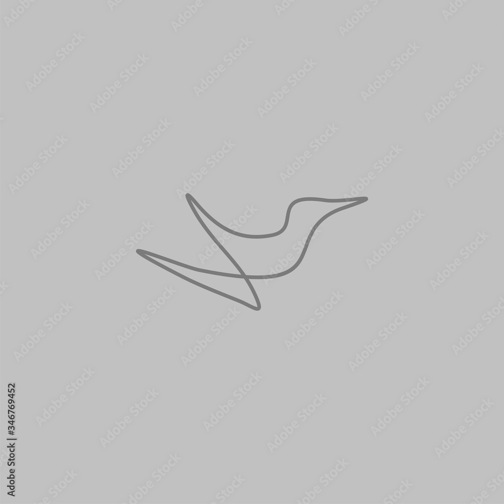 Premium Bird logo with modern concept Premium Bird logo with modern concept