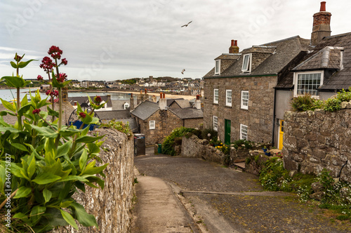 View over St Mary in the Scilly Isles