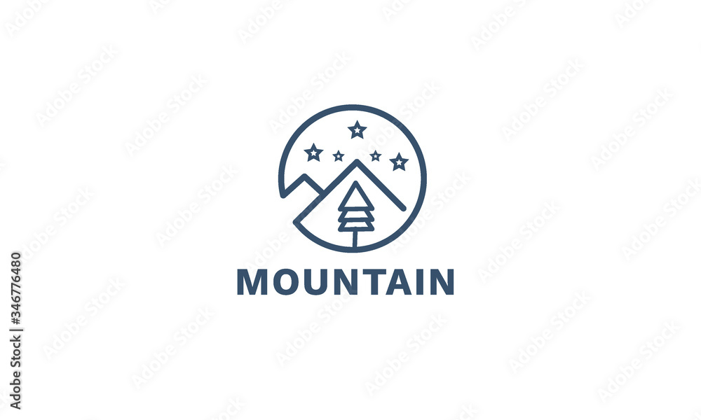 mountain minimal logo mountain minimal logo