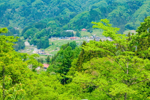 長野県長野市鬼無里の風景 © photop5
