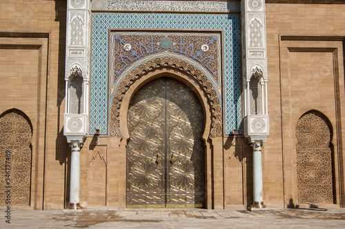CASABLANCA/MOROCCO APRIL 4TH 2006 -Front Gates of Royal Palace