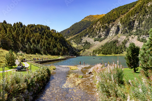 Tableau sur toile Vall de Nuria in the Catalan Pyrenees, Spain