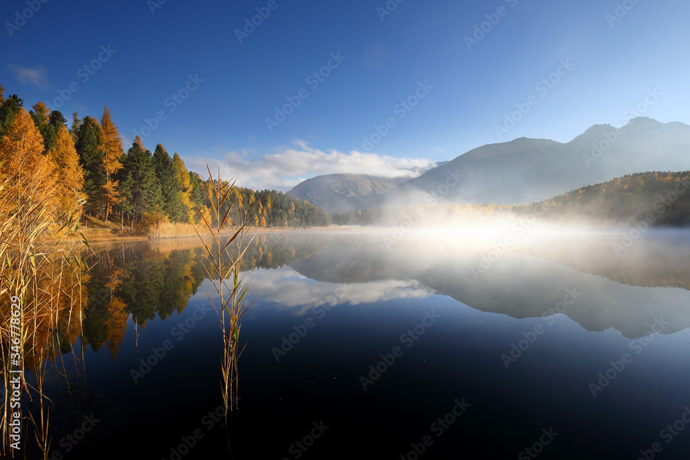 Fototapeta premium Steaming Stazersee