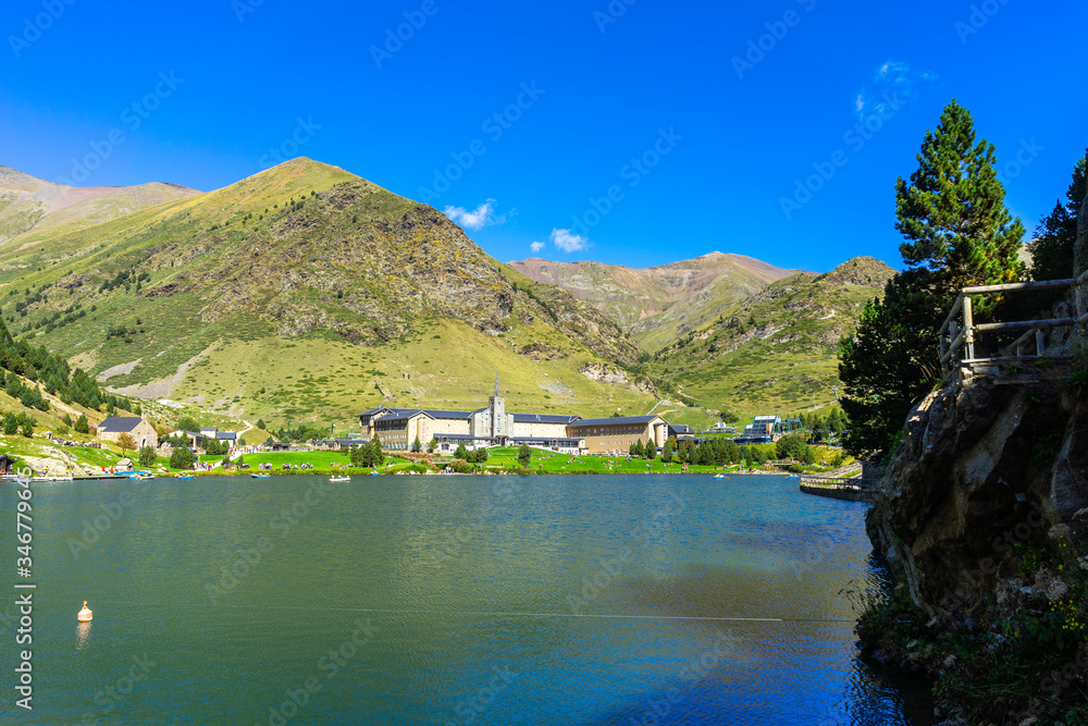 Vall de Nuria in the Catalan Pyrenees, Spain