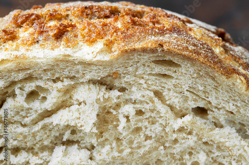 yeast free brioche close up macro horizontal 