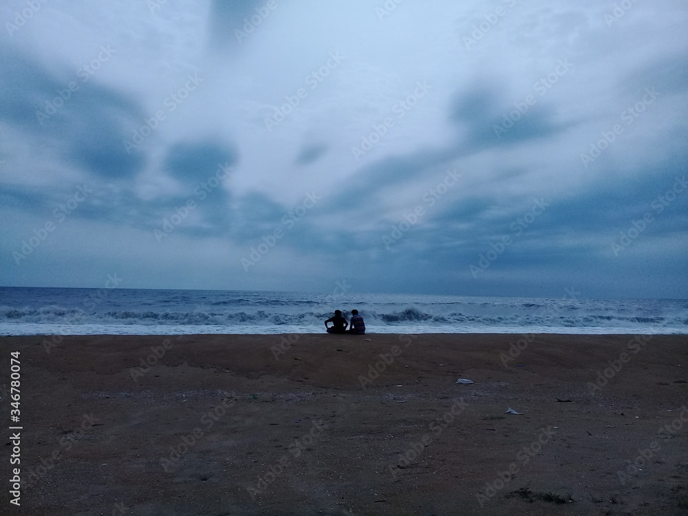 friends on the beach