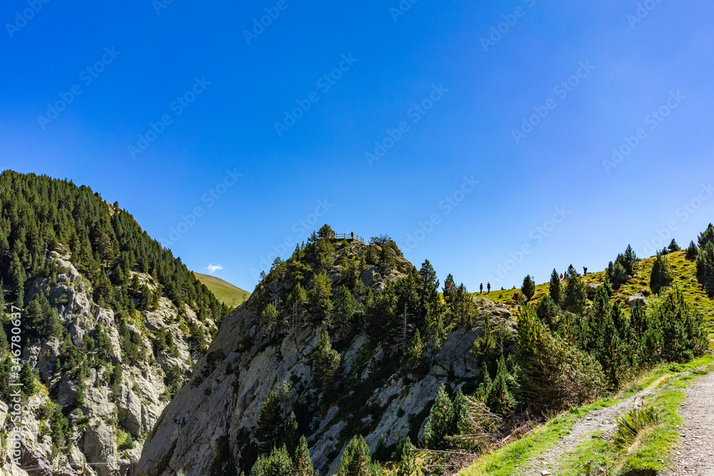 Vall de Nuria in the Catalan Pyrenees, Spain