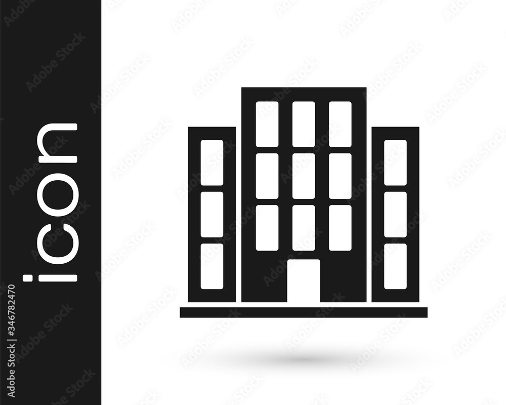 Grey House icon isolated on white background. Home symbol. Vector Illustration Grey House icon isolated on white background. Home symbol. Vector Illustration