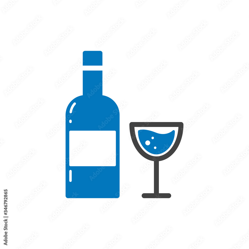 wine flat icon wine flat icon