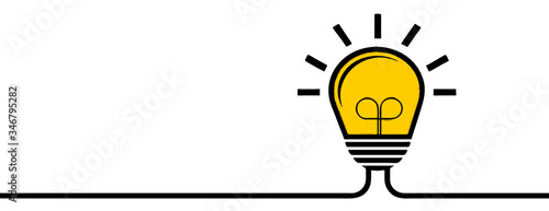 Ampoule électrique - Idée	