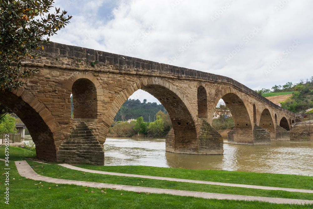 Queen's bridge in Navarra, Spain Queen's bridge in Navarra, Spain