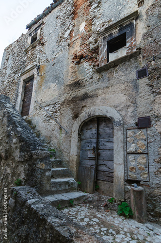 a medieval village  in Italy © Pinosub