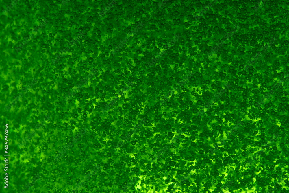 Bubbles on green background horizontal seamless pattern. Circle and liquid, light design, clear soapy shiny. Bubbles on green background horizontal seamless pattern. Circle and liquid, light design, clear soapy shiny.