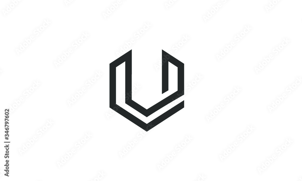Initial logo U abstract icon logo vector Initial logo U abstract icon logo vector