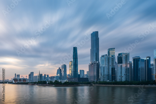 skyline and cityscape of modern city Guangzhou  © hrui