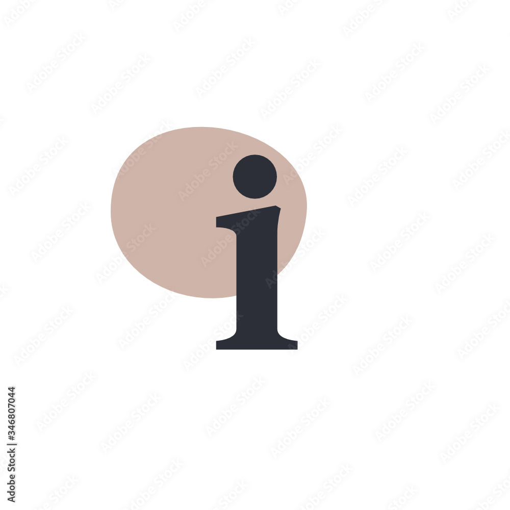 Fototapeta premium Information - Icon