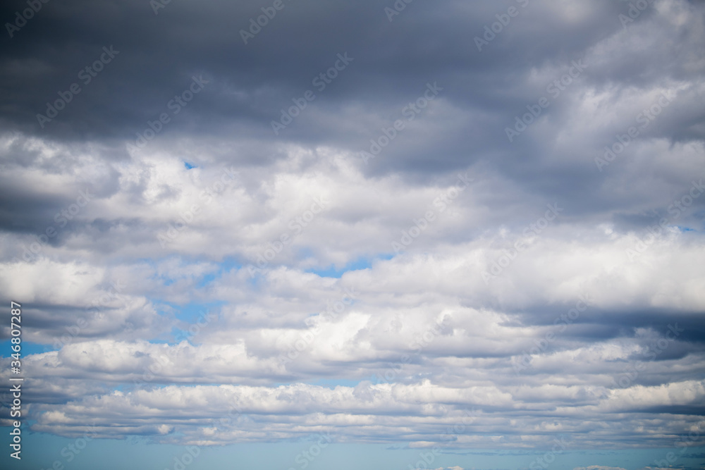 Gloomy dark clouds floating in the sky Gloomy dark clouds floating in the sky