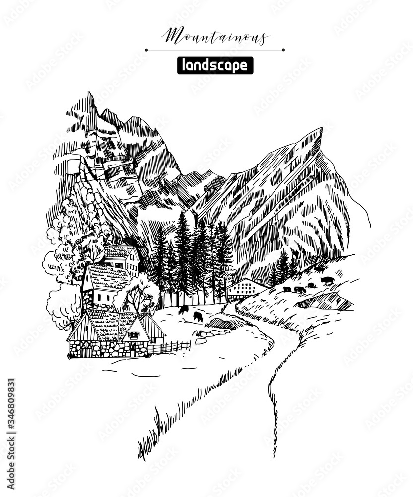 Fototapeta premium mountain landscapes