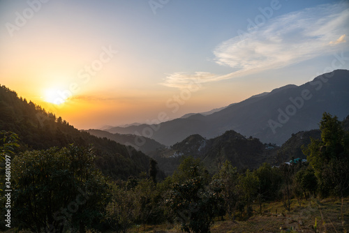 Sunset in McLeod Ganj India