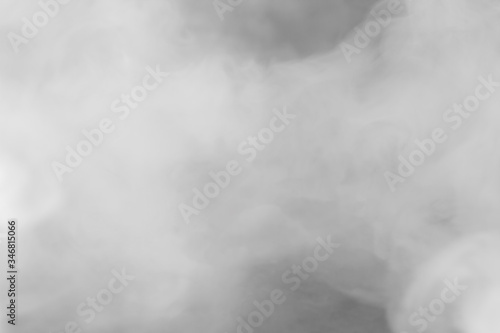 Abstarct smoke texture. Black and white smoking background. 