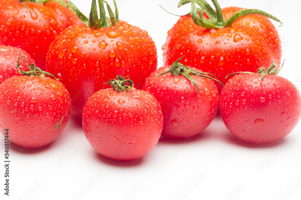 Red fruits, healthy fruits and with antioxidants