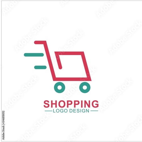 Shopping Logo Illustration Design