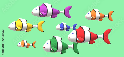 coloures fishes