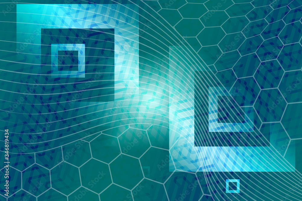Obraz premium abstract, blue, wallpaper, design, pattern, light, illustration, texture, graphic, art, wave, line, color, backgrounds, backdrop, curve, technology, green, business, motion, digital, bright, shape