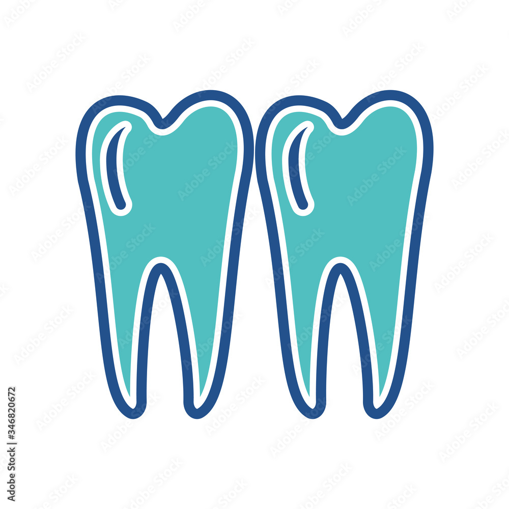 tooth icon design, flat style trendy collection tooth icon design, flat style trendy collection