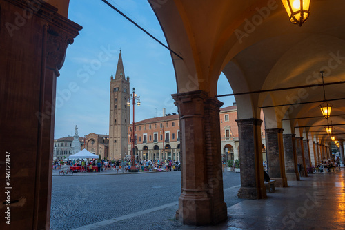 Historic square of Forli, Emilia Romagna