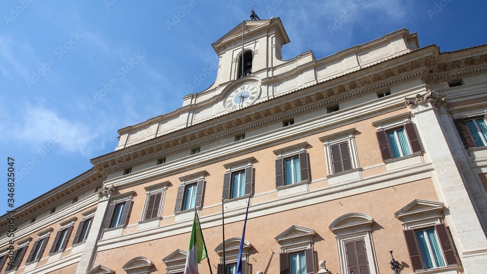 Parliament of Italy. Italian landmarks.