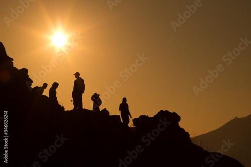 Sunrise in Mount Batur, Bali