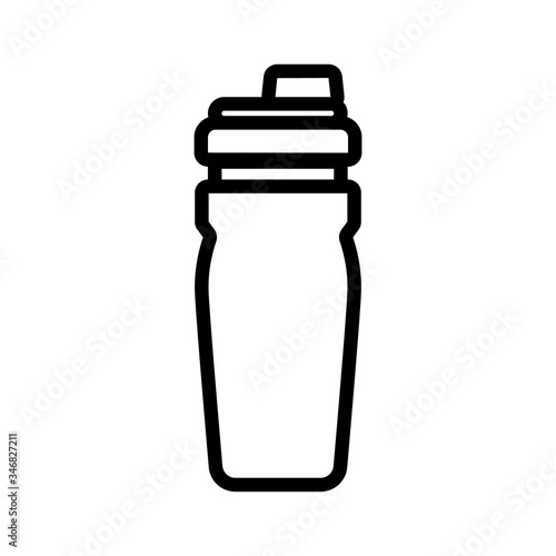 screw shaker icon vector. screw shaker sign. isolated contour symbol illustration