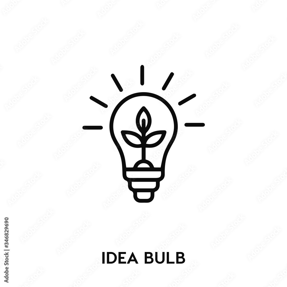 idea bulb icon vector. idea bulb sign symbol idea bulb icon vector. idea bulb sign symbol