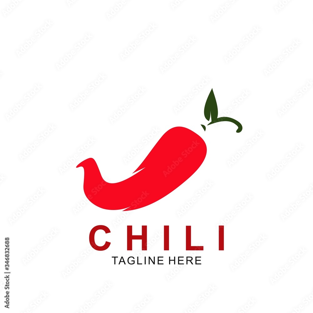 Chili logo design with modern concept Chili logo design with modern concept