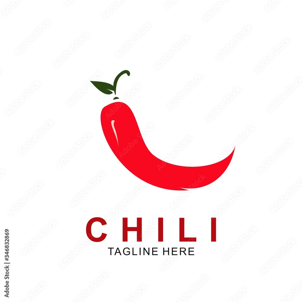 Chili logo design with modern concept Chili logo design with modern concept