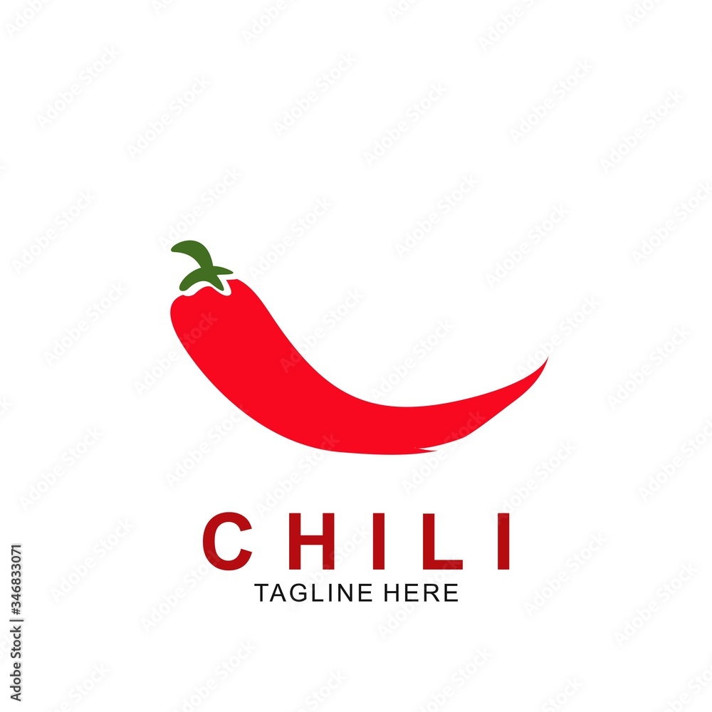 Chili logo design with modern concept Chili logo design with modern concept