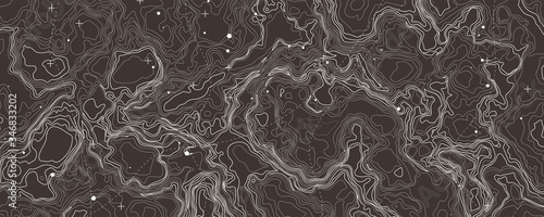 Abstract topographic map. Topo contour map background concept