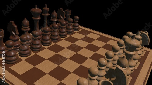3D Model chess