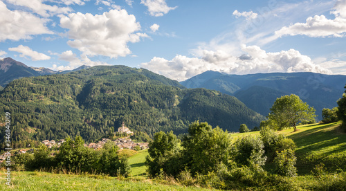 Fiemme Valley (Val di Fiemme) in Trentino Alto Adige, Trento Province. Summer landscape © lorenza62