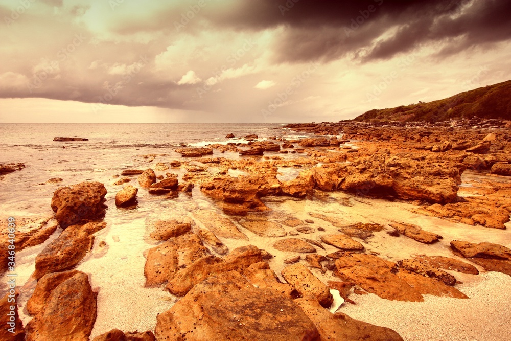 Australia - New South Wales. Vintage filtered colors style.