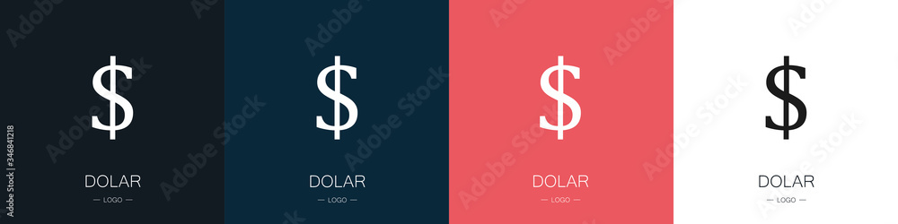 Set of money logos. Dolar icons. Collection. Modern style vector illustration.
Set of money logos. Dolar icons. Collection. Modern style vector illustration.